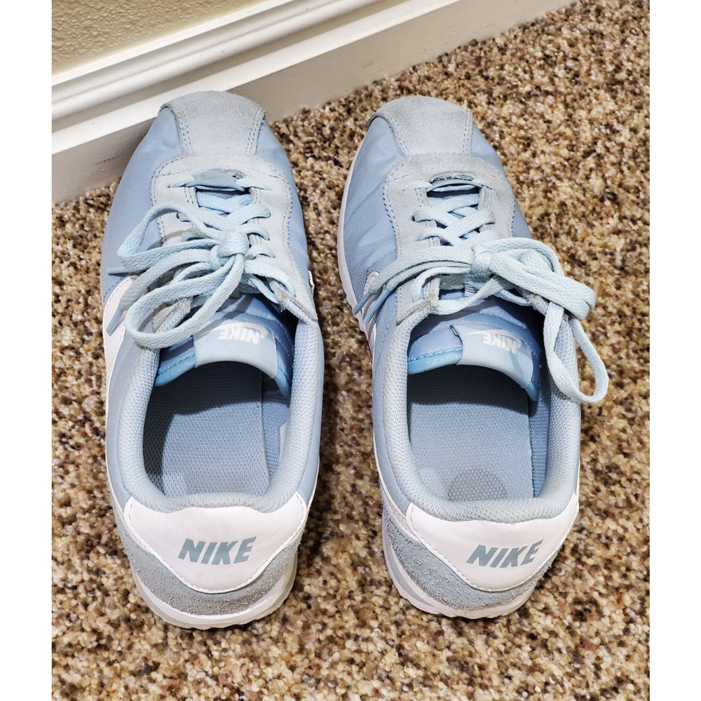 Nike Cortez Basic Leather Sneakers Blue White Youth Size 5.5Y IF1615-400 Retro - Picture 4 of 8